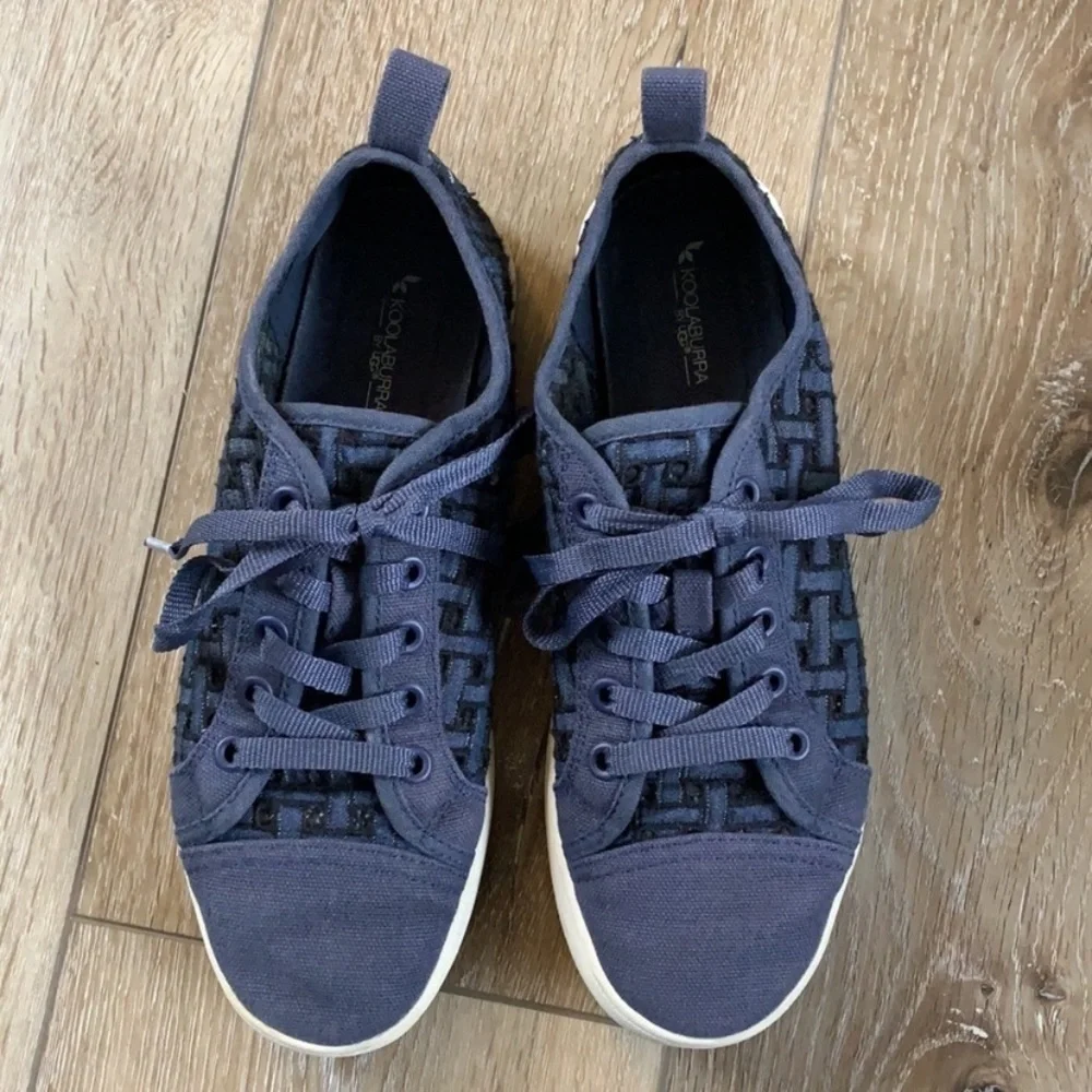 Koolaburra By Ugg Kellen Low Lace Sneaker Blue
